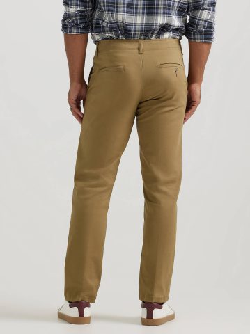 Men's Extreme Motion Flat Front Khaki Pant