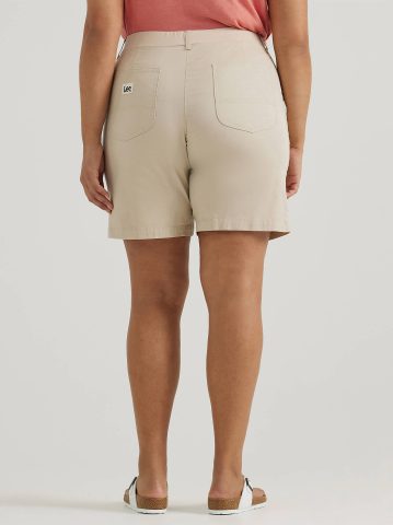 Women's Ultra Lux Comfort with Flex-To-Go Relaxed Fit Utility Bermuda (Plus)