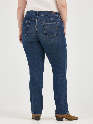 Women’s Stretch Relaxed Fit Straight Leg Jean (Plus)