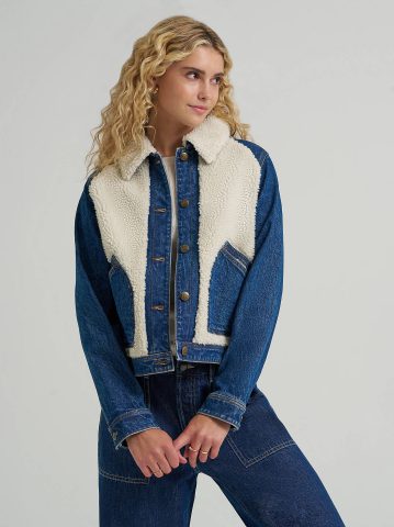 Women's Mixed Media Jacket Women's Mixed Media Jacket