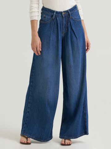 Women's Premium LQD Slouchy Pleated Trouser Jean