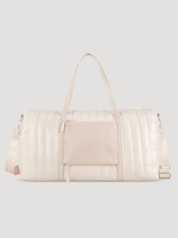 Women's Quilted Puffer Duffle Bag