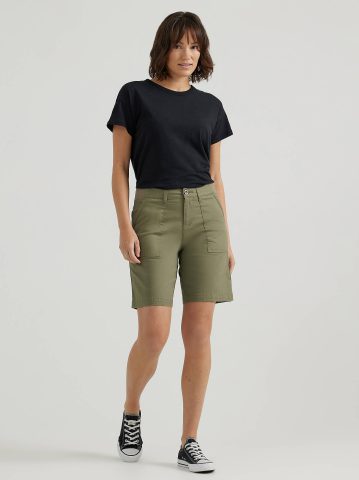 Women's Ultra Lux Comfort with Flex-To-Go Relaxed Fit Utility Bermuda