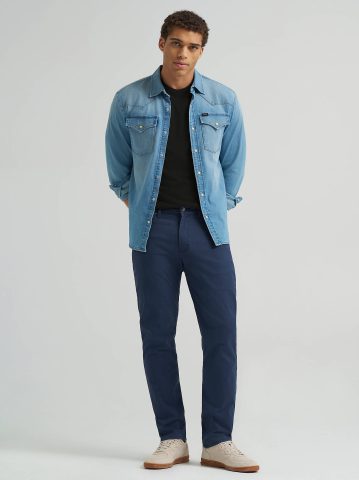 Men's Regular Straight Twill Pant