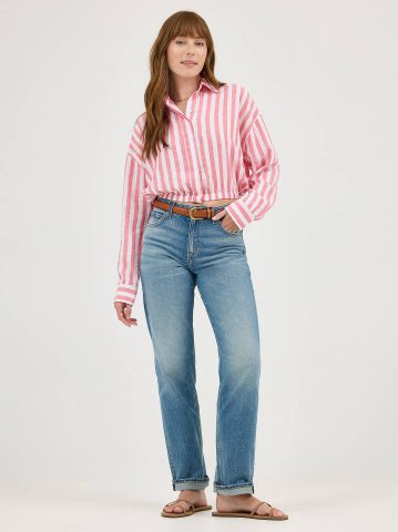 Women's Elastic Waist Pocketless Shirt