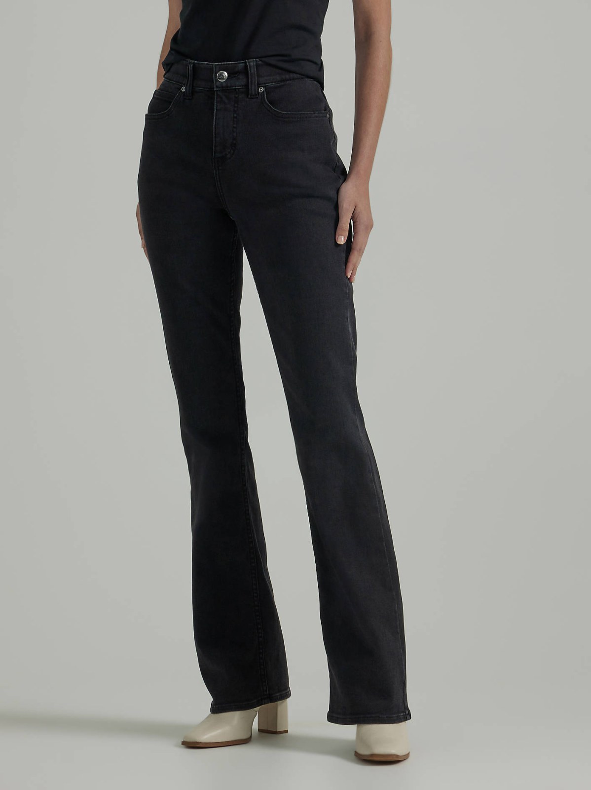 Women's Ultra Lux Comfort with Flex Motion Bootcut Jean (Petite) - view 2