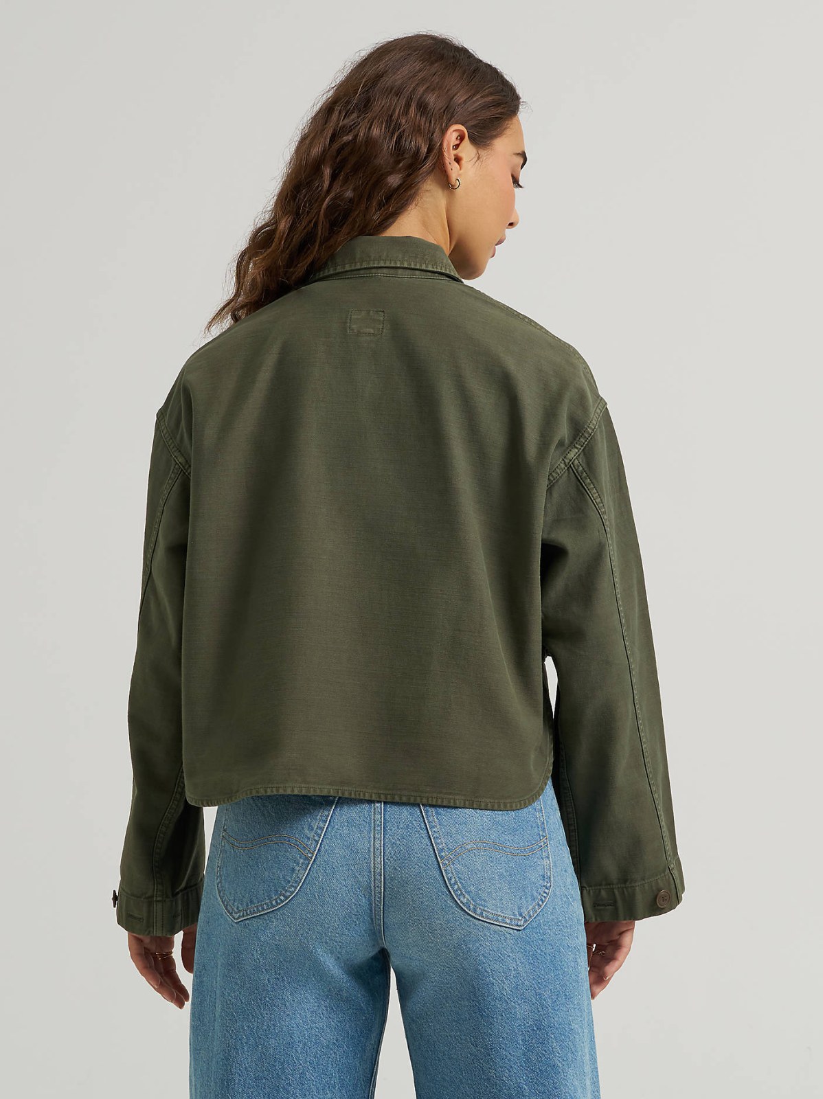 Women's Oversized Double Pocket Utility Overshirt - view 4