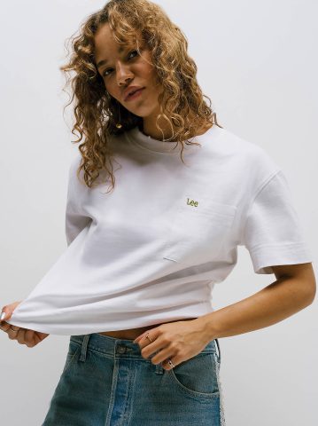 Women's Solid Logo Pocket Tee Women's Solid Logo Pocket Tee