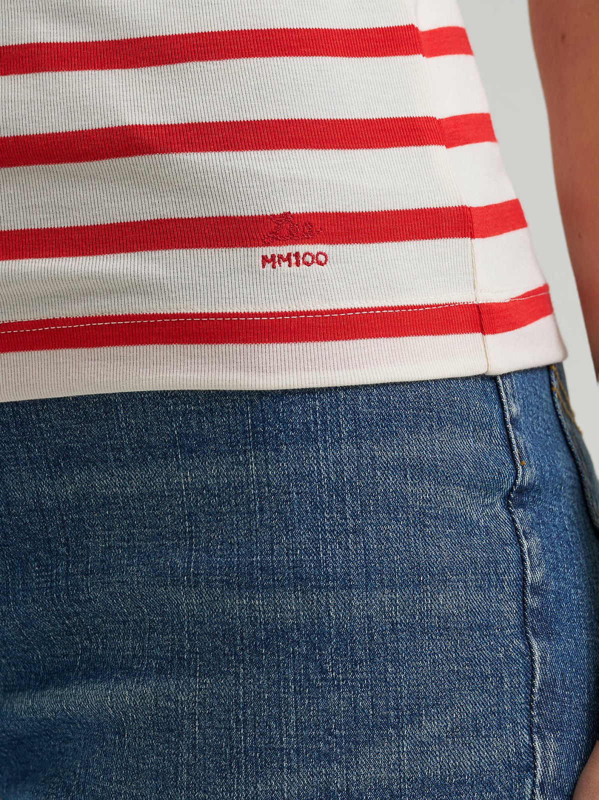 Women's Lee® x Marilyn Monroe Striped Baby Tee - view 4