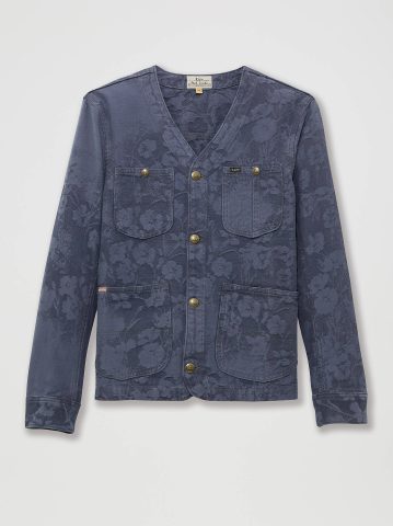 Men's Lee® x Paul Smith Jacquard Collarless Chore Coat