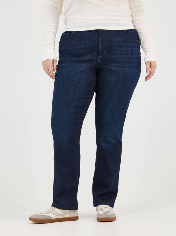 Women’s Stretch Relaxed Fit Straight Leg Jean (Plus)
