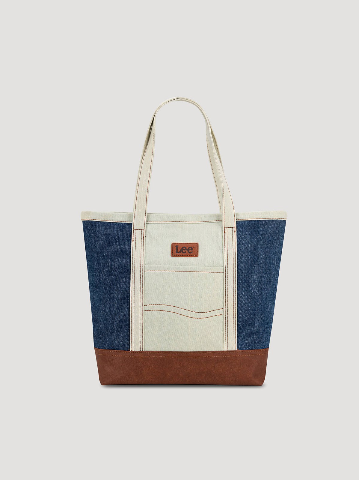 Women's Color Block Tote Bag