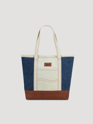 Women's Color Block Tote Bag