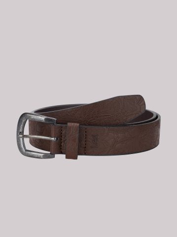 Women's Floral Embossed Belt