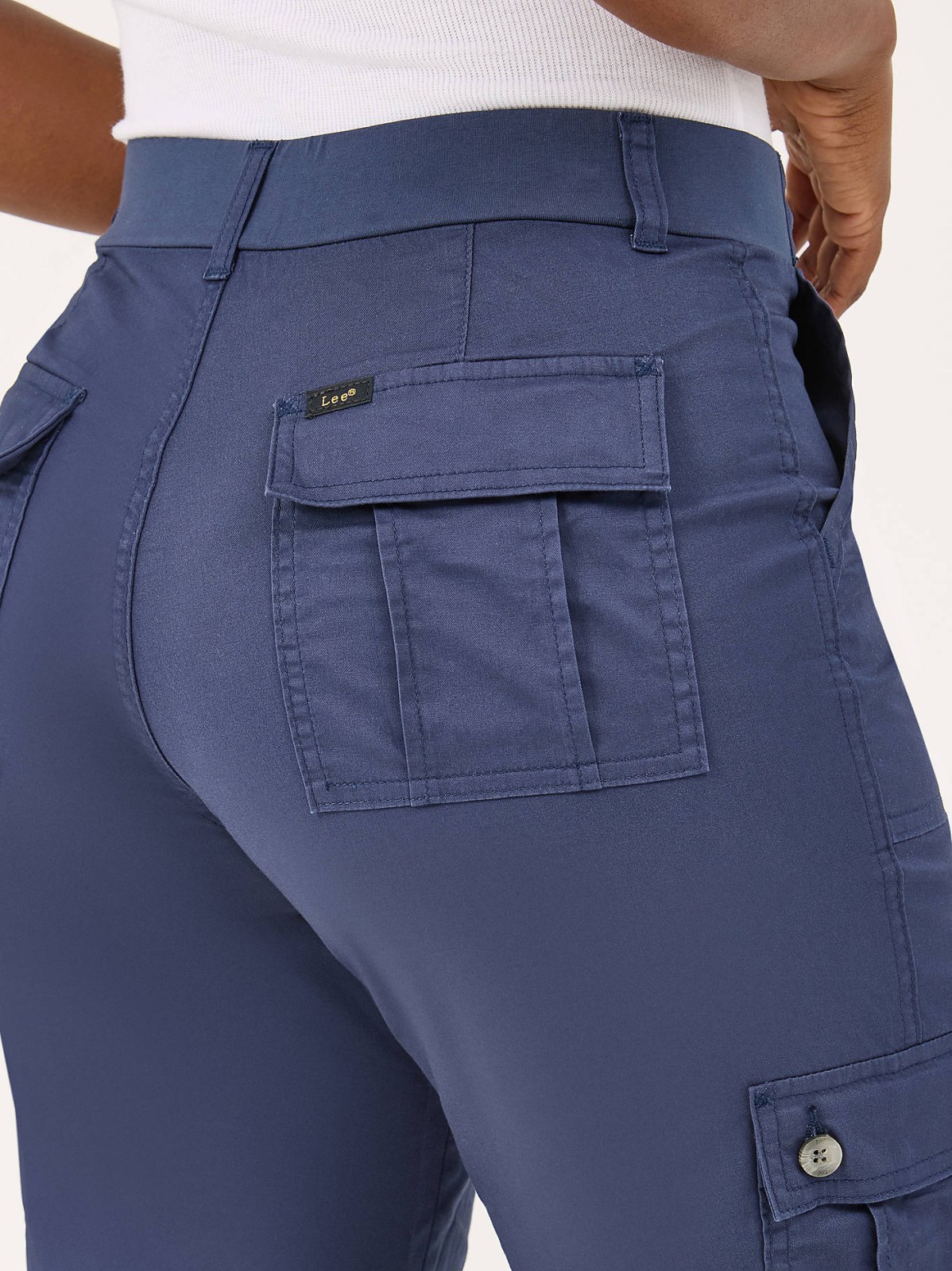 Women's Ultra Lux Comfort with Flex-to-Go Relaxed Fit Cargo Capri - view 5