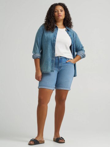 Women's Legendary Relaxed Denim Bermuda (Plus) Women's Legendary Relaxed Denim Bermuda (Plus)