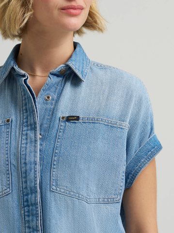 Women's Rolled Sleeve Utility Shirt