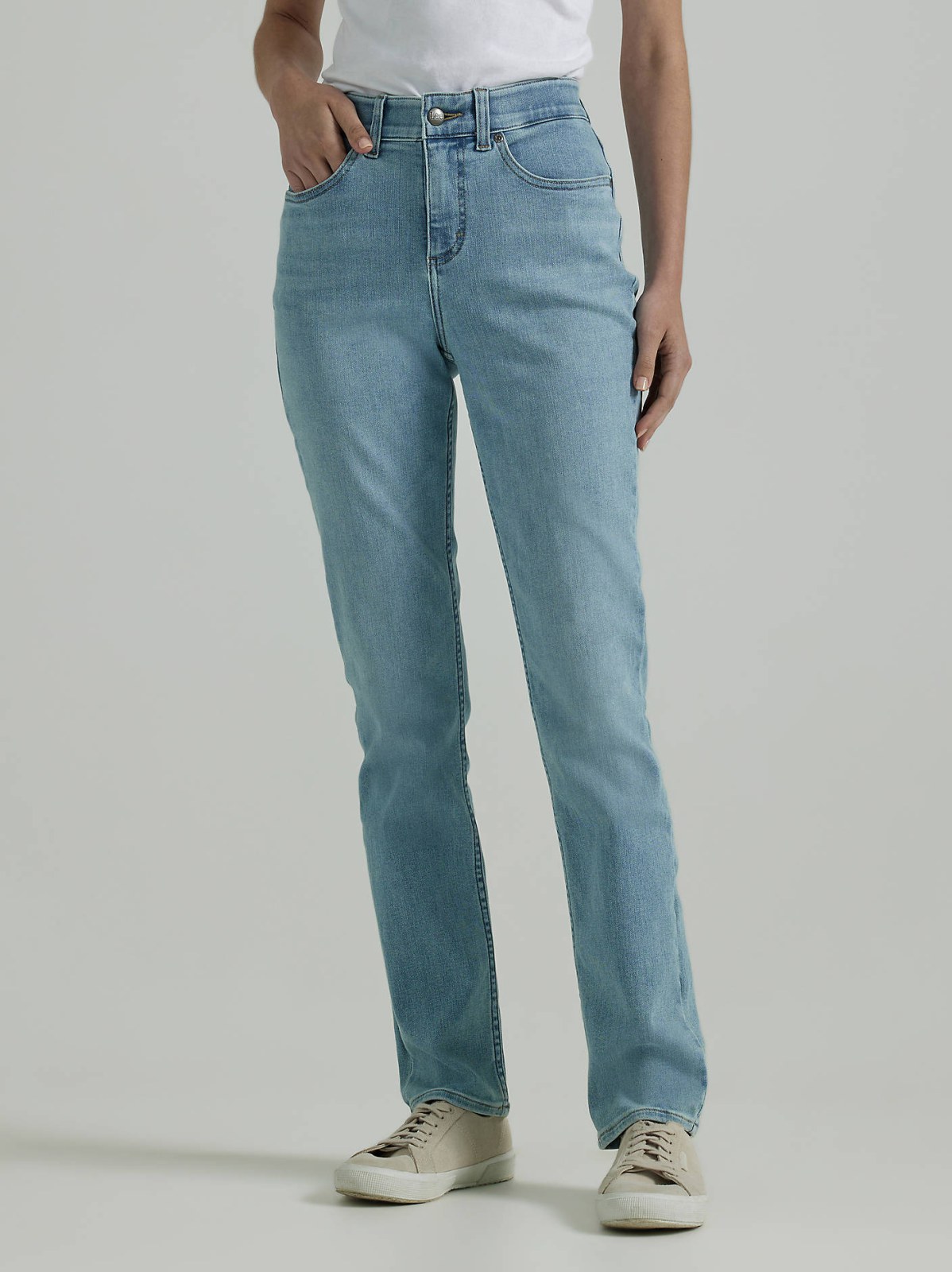 Women's Ultra Lux Comfort with Flex Motion Straight Jean - view 2