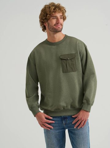 Men's Quilted Crew Sweatshirt Men's Quilted Crew Sweatshirt