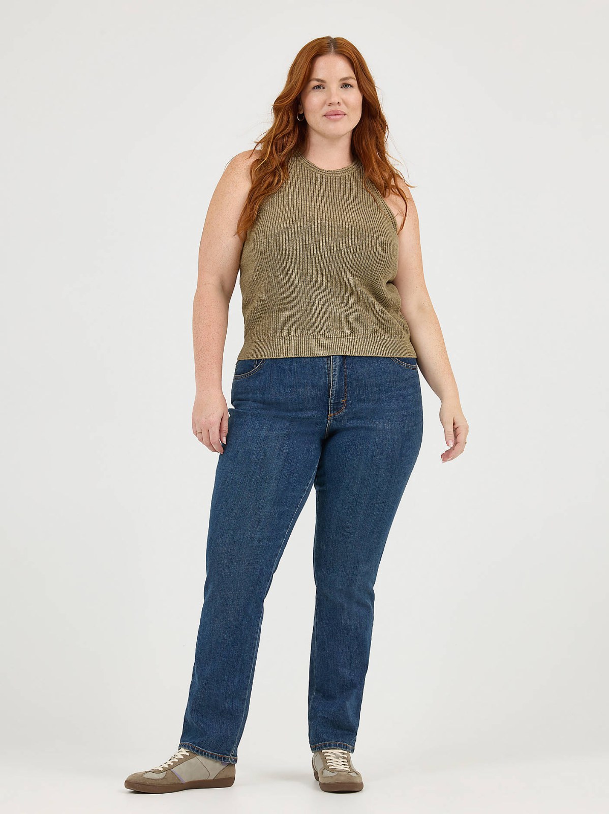 Women's Instantly Slims Relaxed Fit Straight Leg Jean (Plus)
