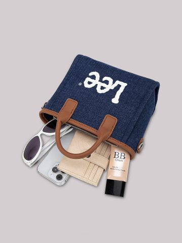 Women's Mini Printed Logo Tote