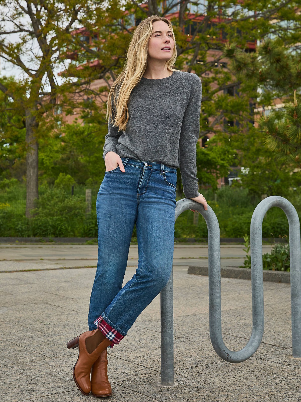 Women’s Relaxed Fit Fleece Lined Jean