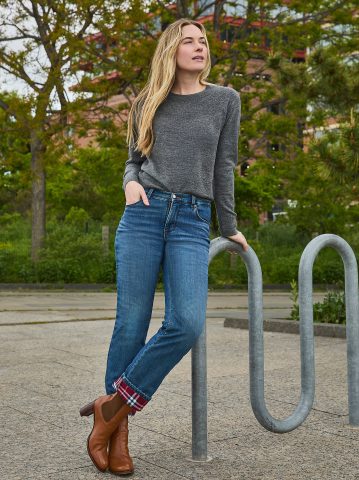 Women’s Relaxed Fit Fleece Lined Jean