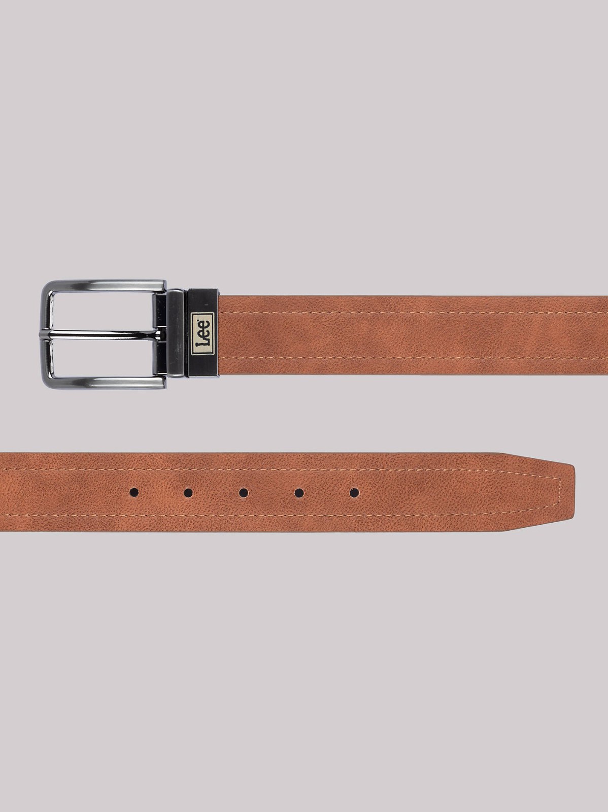 Men's Logo Stamped Reversible Belt - view 2