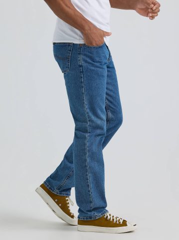 Men's 100% Cotton Regular Fit Straight Leg Heavyweight Jean