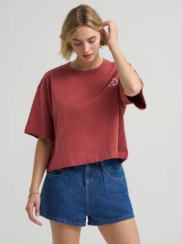 Women's Boxy Fit Crafted With Pride Graphic Tee — alternate view