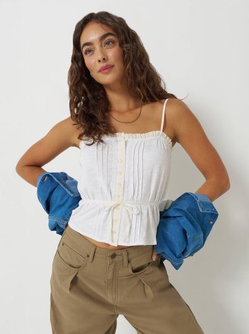 Women's Lace Trim Cami Top Women's Lace Trim Cami Top