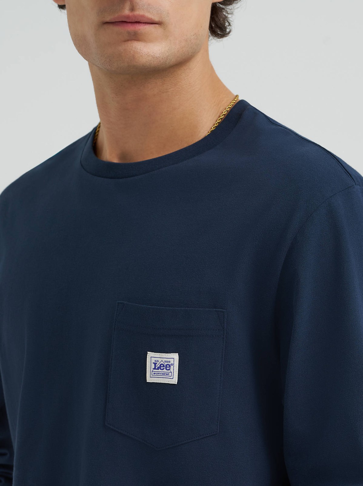 Men's Long Sleeve Workwear Pocket Tee - view 5