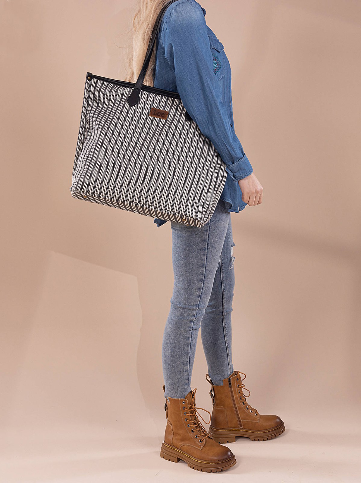 Women's Stripe Logo Tote - view 2