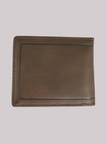 Men's Metal Logo Tumbled Passcase Wallet — alternate view