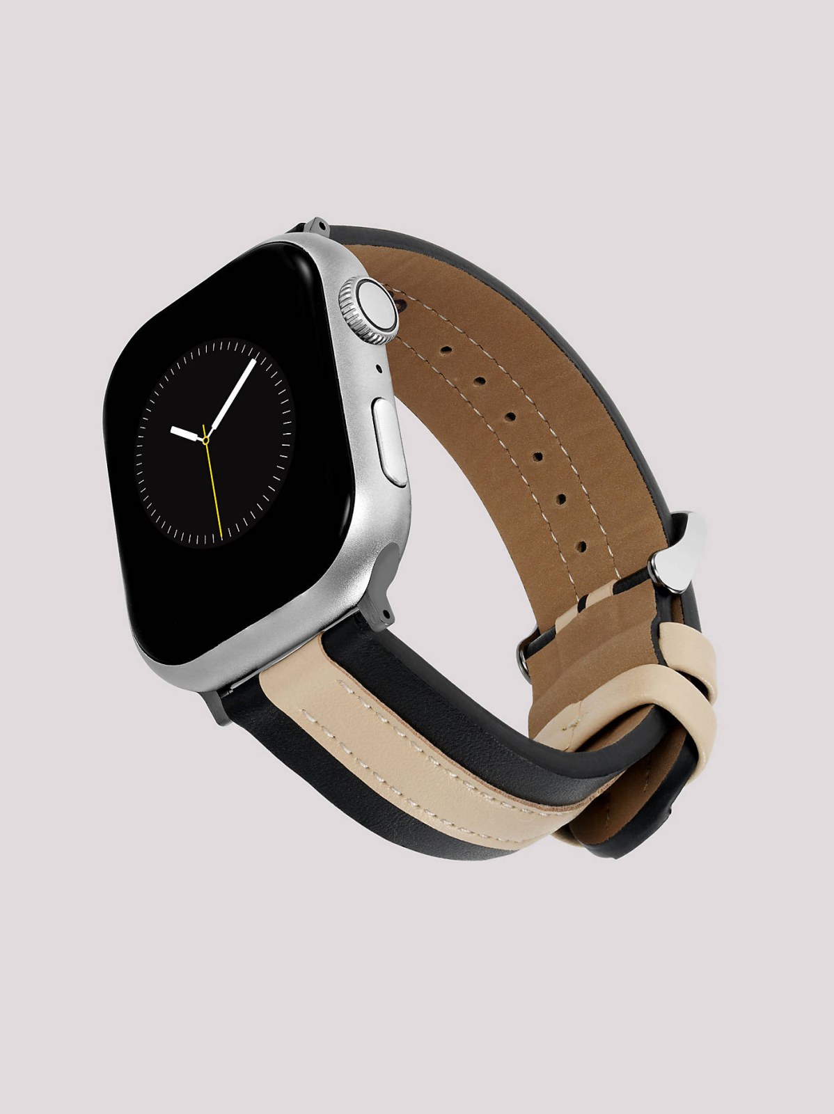 Two Tone Vegan Leather Universal Watchband - view 2