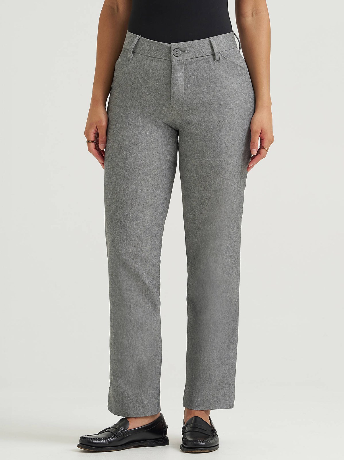 Women's Wrinkle Free Relaxed Fit Straight Leg Pant - view 2