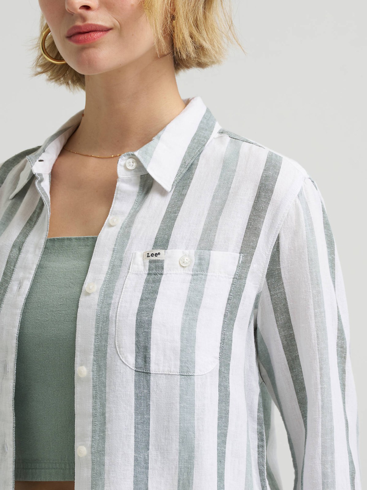 Women's All Purpose Print Button Down Shirt - view 5