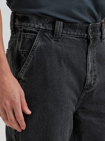 Men's 100% Cotton High Rise Loose Straight Carpenter Jean