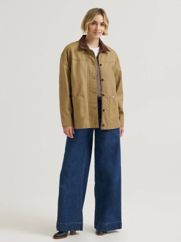 Women's Premium Flannel Lined Chore Coat