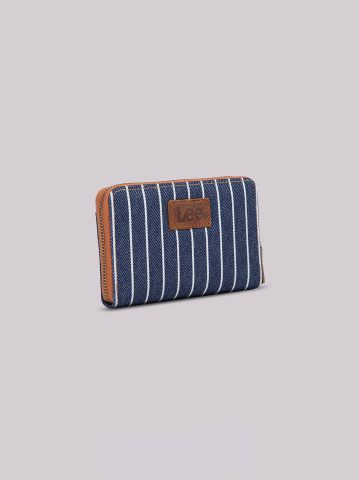 Women's Stripe Logo Card Wallet