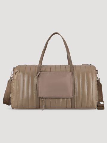 Women's Quilted Puffer Duffle Bag