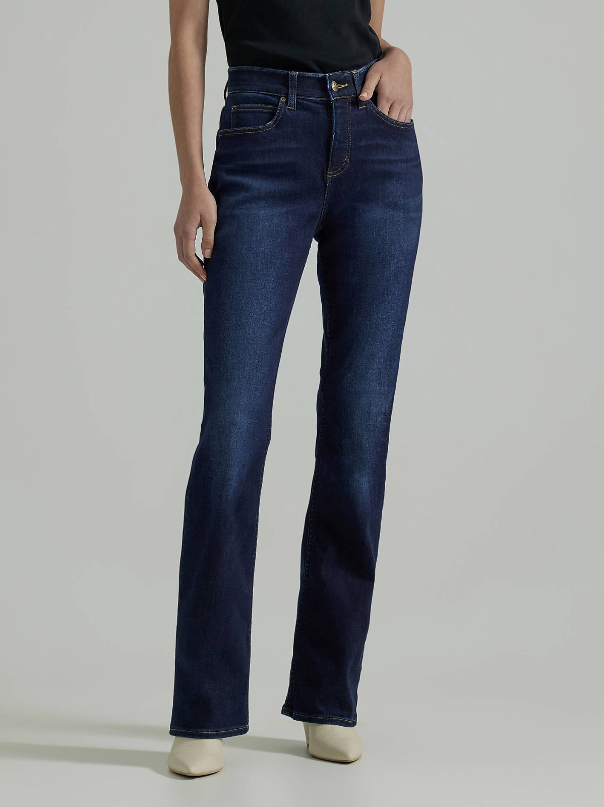 Women's Ultra Lux Comfort with Flex Motion Bootcut Jean (Petite) - view 2