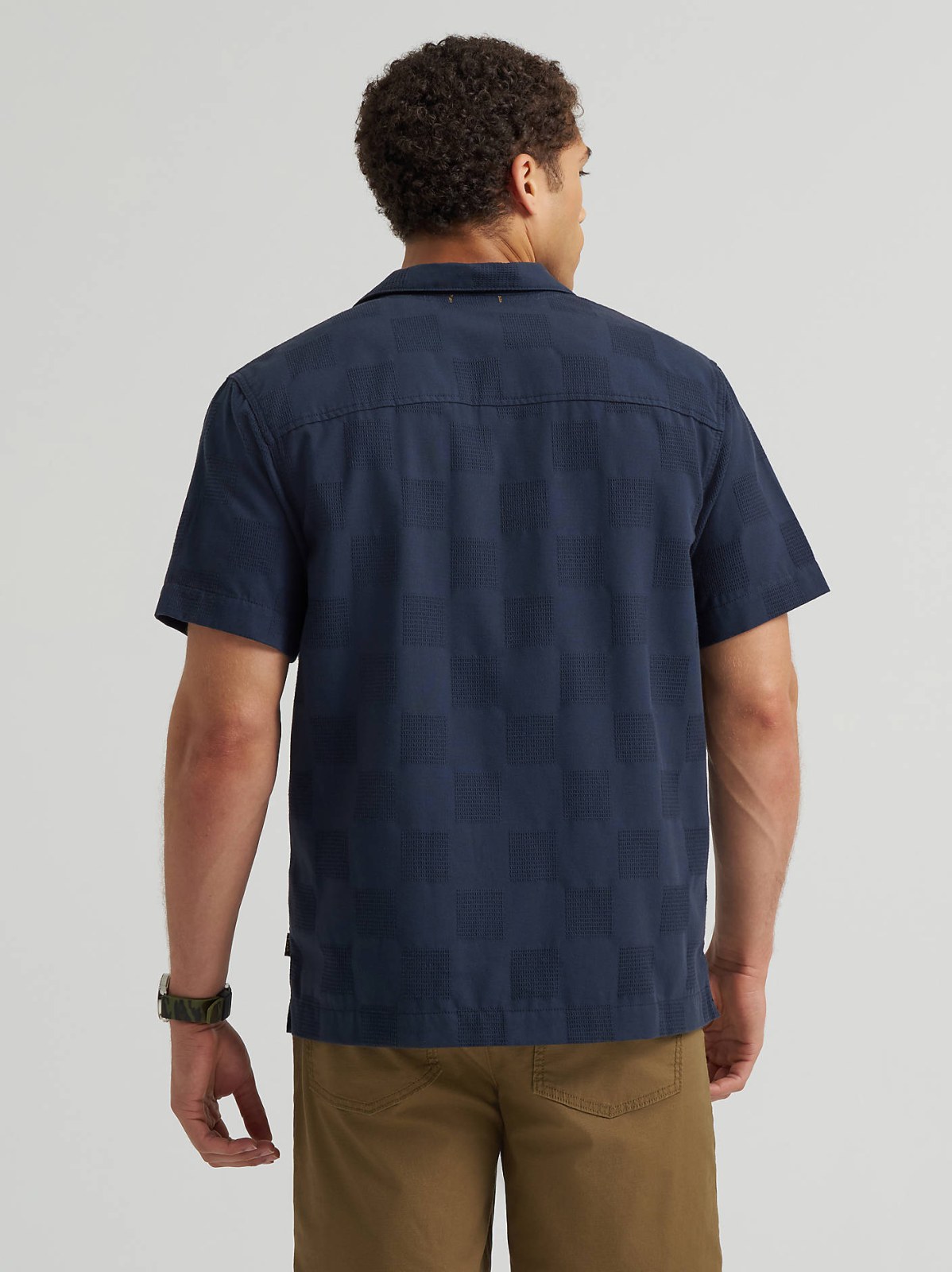 Men's Relaxed Textured Camp Shirt - view 2