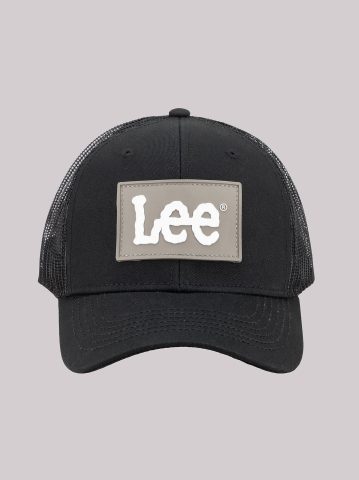 Men's Rubber Logo Patch Trucker Hat