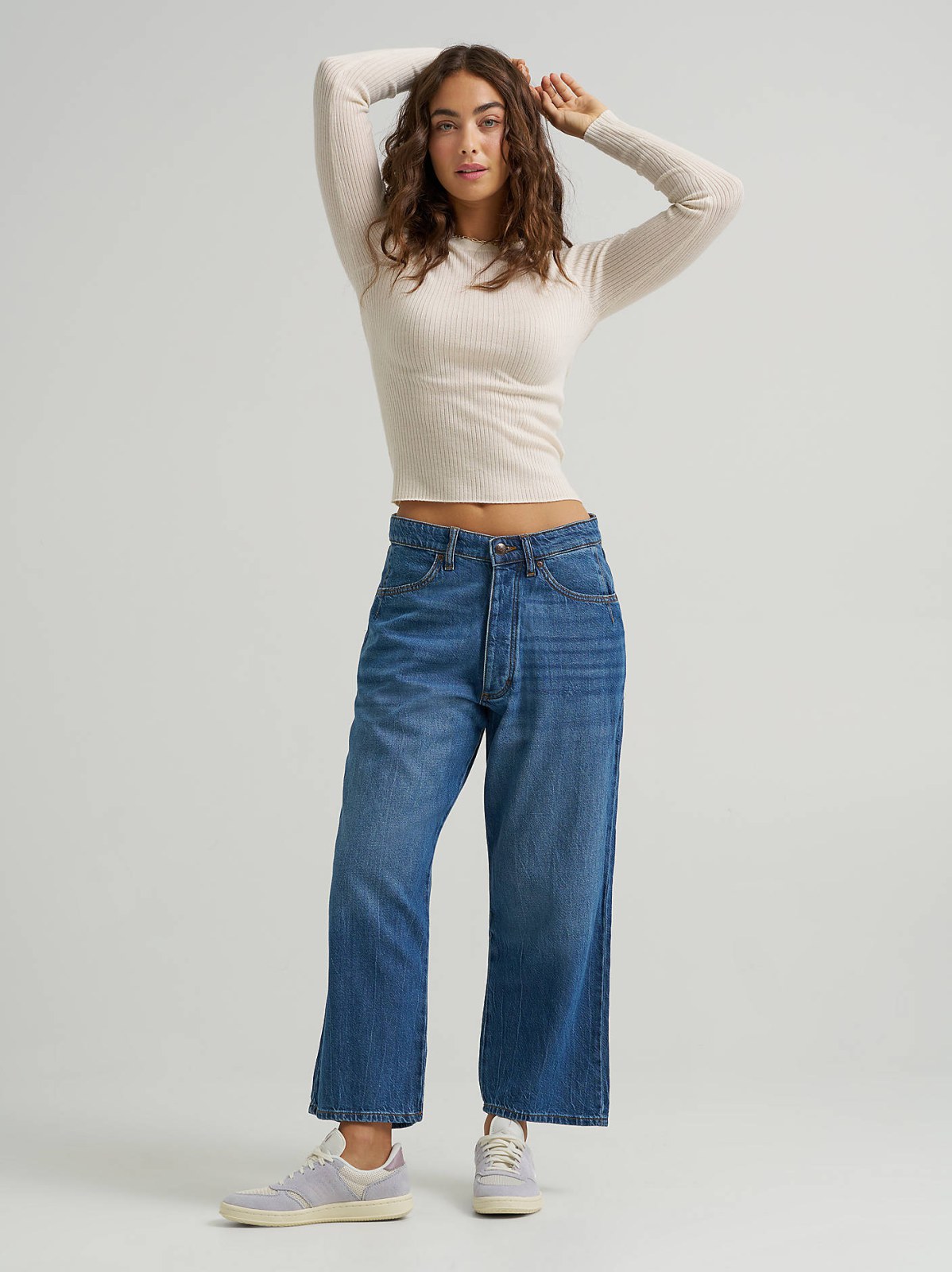 Women's Loose Crop Button-Fly Jean - view 8