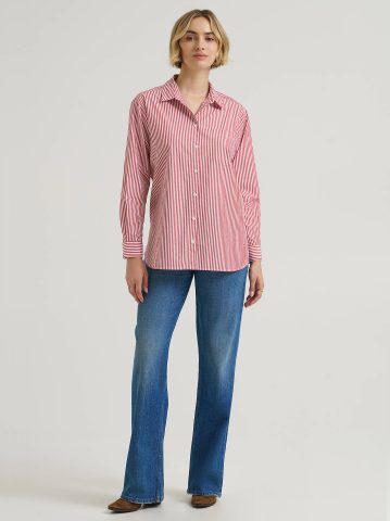 Women's Boyfriend Button Down Shirt