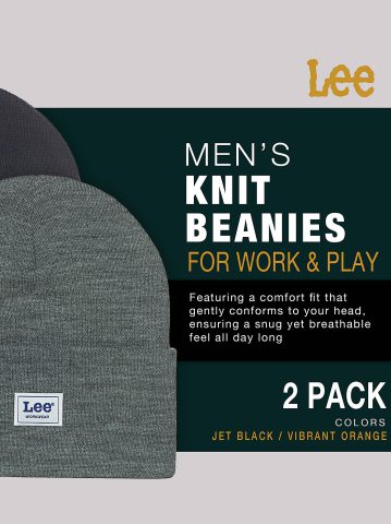 Workwear Logo Patch Beanie Set
