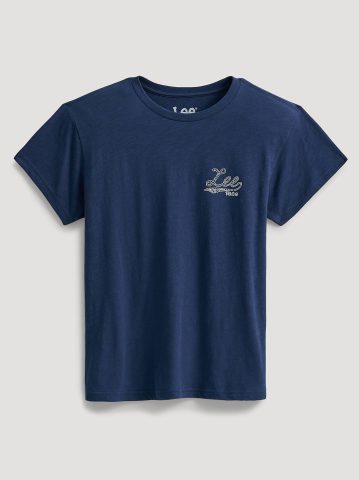 Women's Lasso Script Logo Tee