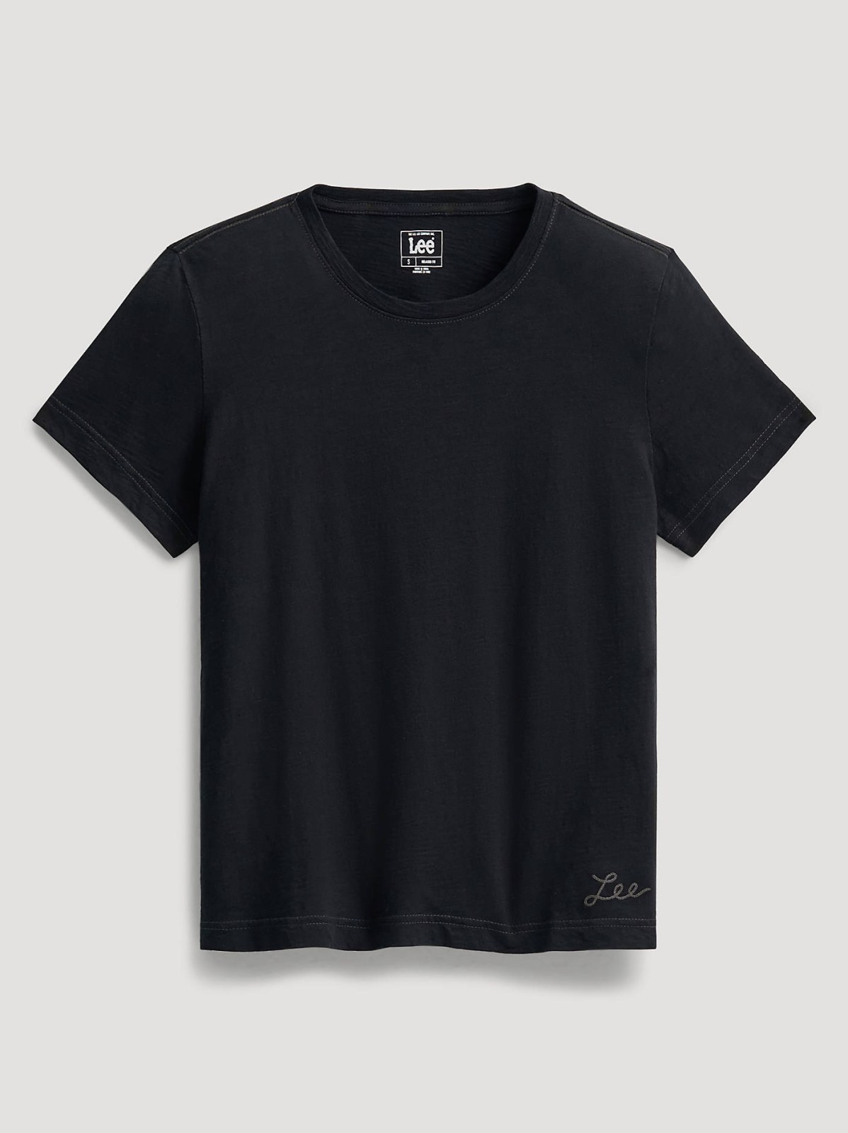 Women's Solid Crew Neck Tee