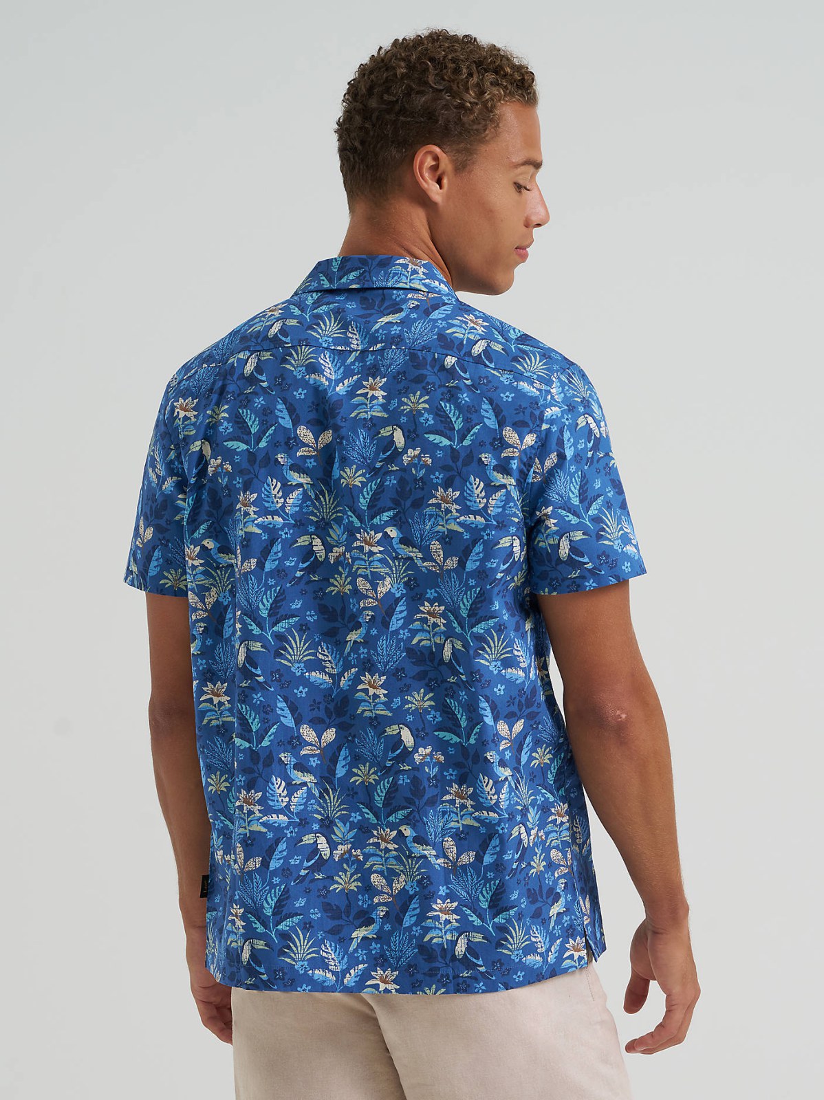 Men's Toucan Print Camp Shirt - view 2